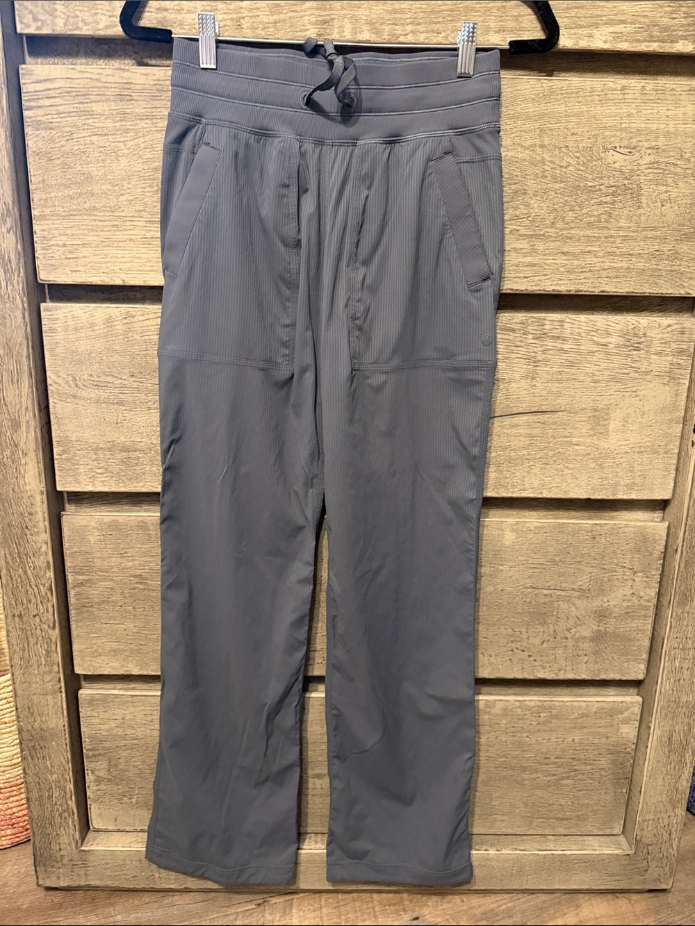 lululemon athletica dance studio midrise Women's Gray Drawstring Track Pants